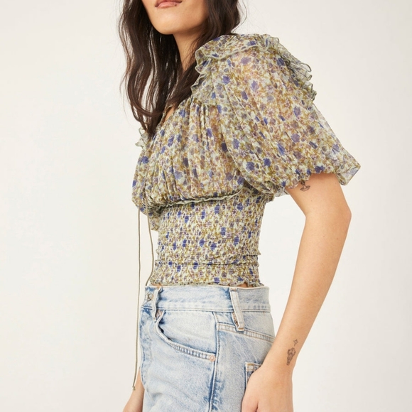NWT Free People Beatrice Top - Picture 2 of 3